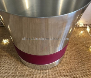 High Quality Metal Champagne Bucket Or Wine Cooler For Indoor Or Outdoor Decor Customizable - Product Image 3