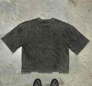 Camisetas Personalizadas para Hombre, Ecológicas, Transpirables, de 220g, Lisas, de Manga Corta, Estilo Urbano, Holgadas, de Corte Cuadrado, 100% Algodón - Product Image 2