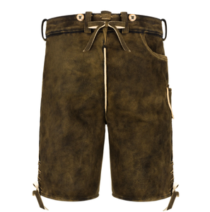 <b>Leather</b> Goat Suede Oktoberfest Bavarian Lederhosen <b>Short</b> for Men Lederhosen <b>Shorts</b> - Product Image 2