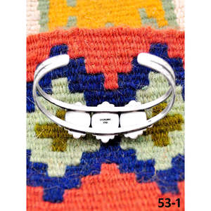 Southwest Handmade Black Jack Turquoise Sterling <b>Silver</b> Fashion <b>Cuff</b> <b>Bracelet</b> Elegant Black Jack Turquoise <b>Silver</b> <b>Cuff</b> for Women - Product Image 4