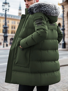 Chaquetas con Logotipo Personalizado al por Mayor, Chaqueta Acolchada Unisex OEM ODM, Chaqueta de Invierno Gruesa y Térmica, Fabricante de Ropa de Abrigo Impermeable para Invierno - Product Image 2