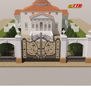 Des designs élégants de porte principale en fer forgé Solutions d'entrée sécurisées et élégantes qui rehaussent l'attrait de votre maison de rêve - Product Image 1