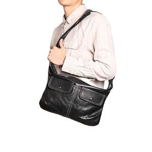Bolso Bandolera de Piel Sintética PU Impermeable, Estilo Vintage, Gran Capacidad, para Hombre - Product Image 2