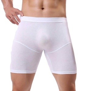 Calzoncillos bóxer de mezcla de algodón sin costuras para hombre con comodidad transpirable y diseño de ajuste flexible para la frescura y el uso activo durante todo el día - Product Image 1