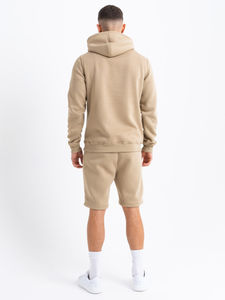 Chándal deportivo de 2 piezas con capucha para hombre, chándal deportivo informal de manga corta, conjunto de pantalones cortos con capucha - Product Image 2