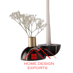 Latest Design <b>White</b> & Gold Marble <b>Pillar</b> for <b>Candle</b> Table Votive Decoration T- Light Holder Table Top & Wedding Decoration - Product Image 5