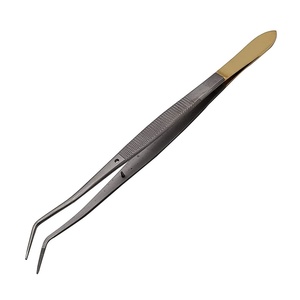 Pinces à pansements manuelles en acier inoxydable de qualité supérieure, 15 cm, couleur personnalisée, certifiées CE, pour kit chirurgical - Product Image 1