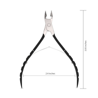 Coupe-cuticules en acier inoxydable de haute qualité pour pédicure des doigts et des orteils, à large ouverture, facile à façonner, portable RS SURGICAL