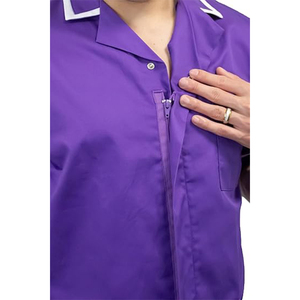 Uniformes de Hospital para Hombre de Alta Calidad al por Mayor, Uniformes de Enfermería Personalizados, Blusa con Cuello Camisero, Ribete Blanco, Detección de Agujas - Product Image 5
