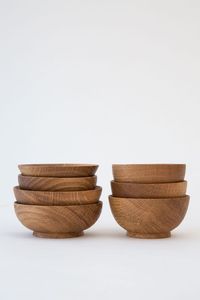 CALIDAD ÚNICA NATURAL MEJOR BOWL DE MADERA ENSALADA Juego de diferentes tamaños de juego de cuencos de madera para restaurante Cocina hecha a mano - Product Image 2