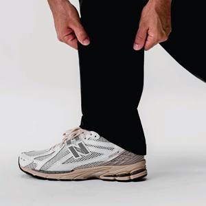 100% coton Vintage poids lourd lavé à l'acide pantalons de survêtement hiver plaine français éponge pantalons de survêtement personnalisés - Product Image 4