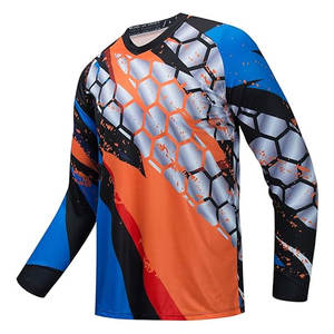 Jersey de Ciclismo MTB Personalizado de Fábrica OEM, Jersey de Descenso Sublimado Transpirable, Jersey de Bicicleta MTB de Alto Rendimiento Personalizado - Product Image 1