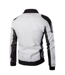 Nueva chaqueta de cuero de invierno para hombre High Street diseño personalizado con cuello alto elegante calidad servicio OEM venta precio barato - Product Image 2