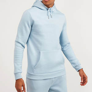 Sweat à capuche personnalisé en molleton de coton brossé avec poche kangourou pour homme, épais, lourd, grande taille, coupe oversize, idéal pour l'hiver - Product Image 3