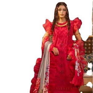 ชุดเสื้อผ้าสำหรับงานปาร์ตี้และชาติพันธุ์ล่าสุดผ้าชิกกันการิสถานอินเดียซาลวาร์กามีซ - Product Image 1