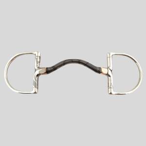 Filete ajustable de hierro dulce de puerto bajo, sillines de tachuela de acero inoxidable y brocas de anillo en D, productos premium para caballos - Product Image 1