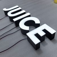 Letrero Luminoso Acrílico Personalizado, Letras 3D con Canal de Luz LED, Letrero Luminoso para Fachada de Tienda, Letrero con Logotipo LED para Negocios, Señalización Exterior