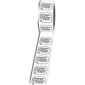 ROCOL PVC <b>White</b> Floor Marking <b>Tape</b> Easy-to-Use 33m Length 50mm Width Roll for Office Use - Product Image 3