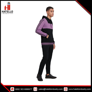 Survêtements en coton pour hommes et adultes Costumes de sport de marque privée Vêtements de sport en gros pour l'entraînement et la salle de sport - Product Image 2