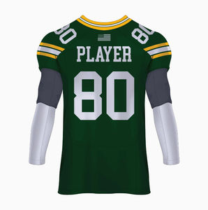 Nueva Camiseta de Fútbol Americano Sublimada con Estilo, Totalmente Personalizable en Colores, Camiseta de Fútbol Americano de Talla Grande - Product Image 6