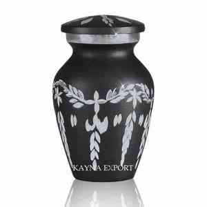 Urne commémorative en laiton finition mate, nuances dorées, magnifique métal de qualité supérieure, prix raisonnables, style américain pour bébé, KAYNA - Product Image 4