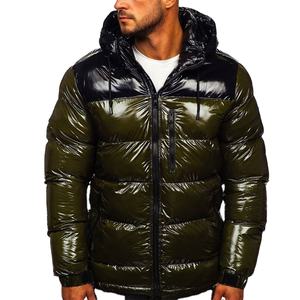 Veste matelassée brillante épaisse à capuche pour homme, mode d'hiver de qualité supérieure, vente en gros, livraison DDP - Product Image 1