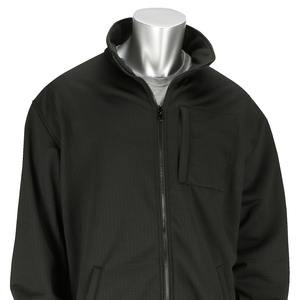 Top Trending Factory Made Men's Hi Vis Reflective Flame-Retardant Poliéster Parka impermeable Chaqueta Ropa DE TRABAJO Capucha adjunta - Product Image 5