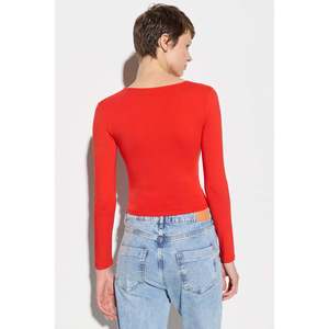 Blusa Asimétrica con Lazo en la Cintura - Product Image 4