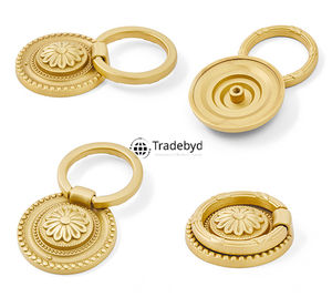 Boutons de tiroir élégants en laiton faits à la main pour armoires salle de bain meubles de salle à manger-Design minimaliste écologique durable Tradebyd - Product Image 6