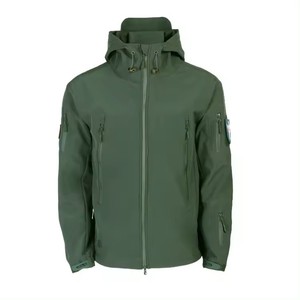 Veste d'hiver de sport Softshell pour hommes de la meilleure qualité Manteau d'extérieur imperméable avec capuche Longue fermeture à glissière Vêtements de ski en gros - Product Image 4