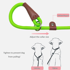 ชุดสายจูงสุนัขและปลอกคอหนังสำหรับสัตว์เลี้ยงขนาดใหญ่ขนาดกลางขนาดเล็กอุปกรณ์สำหรับสุนัขและแมว - Product Image 2