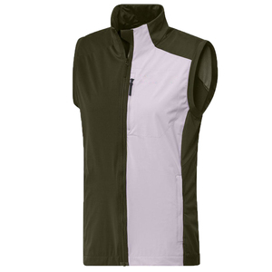 Gilet de golf pour hommes de style à la mode avec deux panneaux de couleurs Veste sans manches imperméable Softshell gilet à fermeture éclair complète pour la course à pied randonnée - Product Image 1