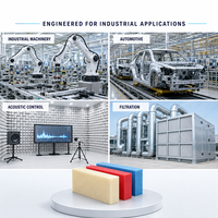 Fabricant d'éponges de Shanghai, panneaux acoustiques en mousse de polyuréthane à cellules ouvertes ignifuges, diffuseurs acoustiques, feuilles de mousse