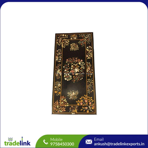Mesa de Centro Convertible con Incrustaciones de Vidrio Semiprecioso y Mármol, Negra, Moderna, para Sala de Estar, Juego de Muebles de Comedor para Exteriores - Product Image 6