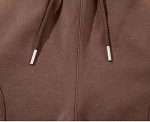 STARLIGHT-Pantalones cortos de chándal de alta calidad para hombre, cintura ajustable, ajustados, lavado ácido, color liso, para correr - Product Image 5