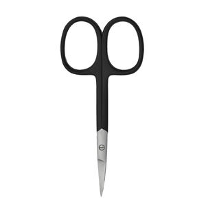 Ciseaux à ongles à cuticules de haute qualité lame tranchante droite poignée enduite noire ciseaux à cuticules en acier inoxydable allemand - Product Image 6