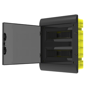 Abs nhựa Thùng 24-36-45 mô-đun Công suất MCB Hộp cầu chì hộp lõm gắn hộp phân phối - Product Image 2