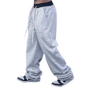 Pantalones deportivos holgados personalizados para hombre, pantalones deportivos plisados para hombre, pantalones deportivos de forro polar de alta calidad para hombre - Product Image 1