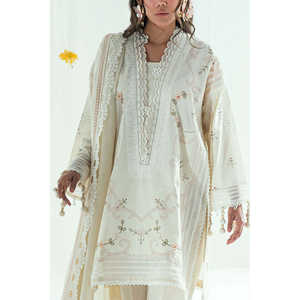 Conjunto de traje bordado de 3 piezas para mujer con dupatta bordada DN-62036, incluye shalwar y churidar - Product Image 4