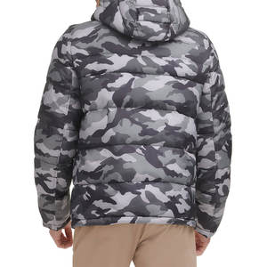 High Quality Men's <b>Puffer</b> <b>Jacket</b> Breathable Customized Material with Logo XL Size Hooded Collar <b>Light</b> Feature for Winter - Product Image 3