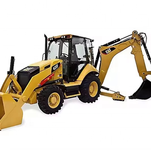 Chargeuse sur pneus, pelle rétrocaveuse, godet avant, moteur Laidong 0.12m, équipement de construction diesel pour travaux agricoles et de chantier - Product Image 1