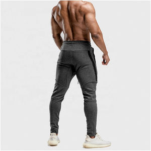 Pantalon de jogging athlétique de gymnastique taille moyenne décontracté personnalisé pour hommes pantalon de survêtement d'entraînement respirant à séchage rapide - Product Image 2