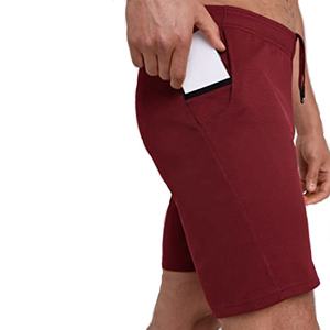 Pantalones cortos de entrenamiento de sudor de verano para hombre, ropa de calle con logotipo personalizado de alta calidad, precio barato al por mayor, patrón sólido - Product Image 4