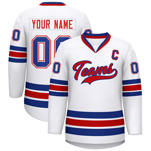 Camisetas de Hockey Personalizadas con Nombre de Equipo, Diseño Degradado, Graffiti Colorido, Retro, Transpirable, Impresión Digital, Manga Larga, Casual para Hombre - Product Image 1