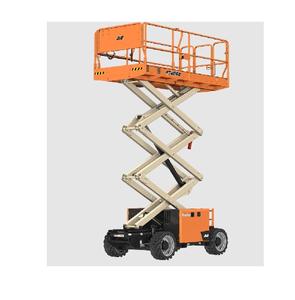 Plataforma elevadora de tijera para terreno áspero barata de 26 pies a 32 pies a la venta Plataforma aérea resistente para trabajo al aire libre - Product Image 4