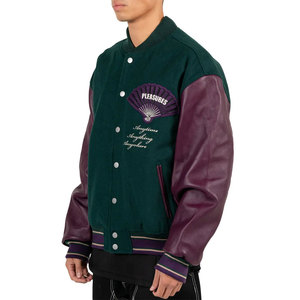<b>Long</b> Sleeves Lettermen <b>Jacket</b> Light Weight Lettermen <b>Jacket</b> Wool / Leather Sleeves Lettermen <b>Jacket</b> - Product Image 2