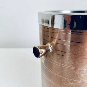 Mid Century Modern <b>Ice</b> <b>Bucket</b> And Wine Cooler Vintage Brass <b>Ice</b> <b>Bucket</b> Cooler <b>Drinks</b> Beverages - Product Image 4