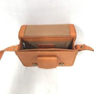 Handcrafted Vintage Leather <b>Mini</b> Satchel <b>Crossbody</b> <b>Bag</b> with Dual Buckle Closure and Adjustable Shoulder Strap Handmade Indonesia - Product Image 5