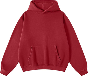 Sudaderas con Capucha Extra Grandes de Invierno de Alta Calidad OEM con Impresión Digital y Logotipo Personalizado para Ropa Urbana Masculina, Cómodas, 100% Algodón - Product Image 1