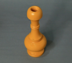 Premium <b>Vase</b> Shape Yellow Color Wooden Pillar Candle <b>Stand</b> Mango Wood Low MOQ Custom Manufacturer Factory Direct Sale - Product Image 2